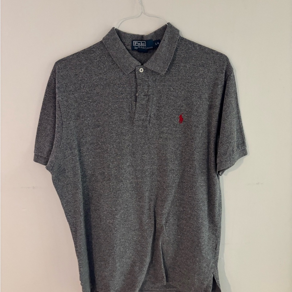 Ralph Lauren Classic Gray Polo Shirt for Men